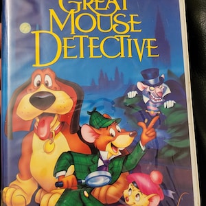 The Great Mouse Detective VHS A Walt Disney Black Diamond Classic 1986