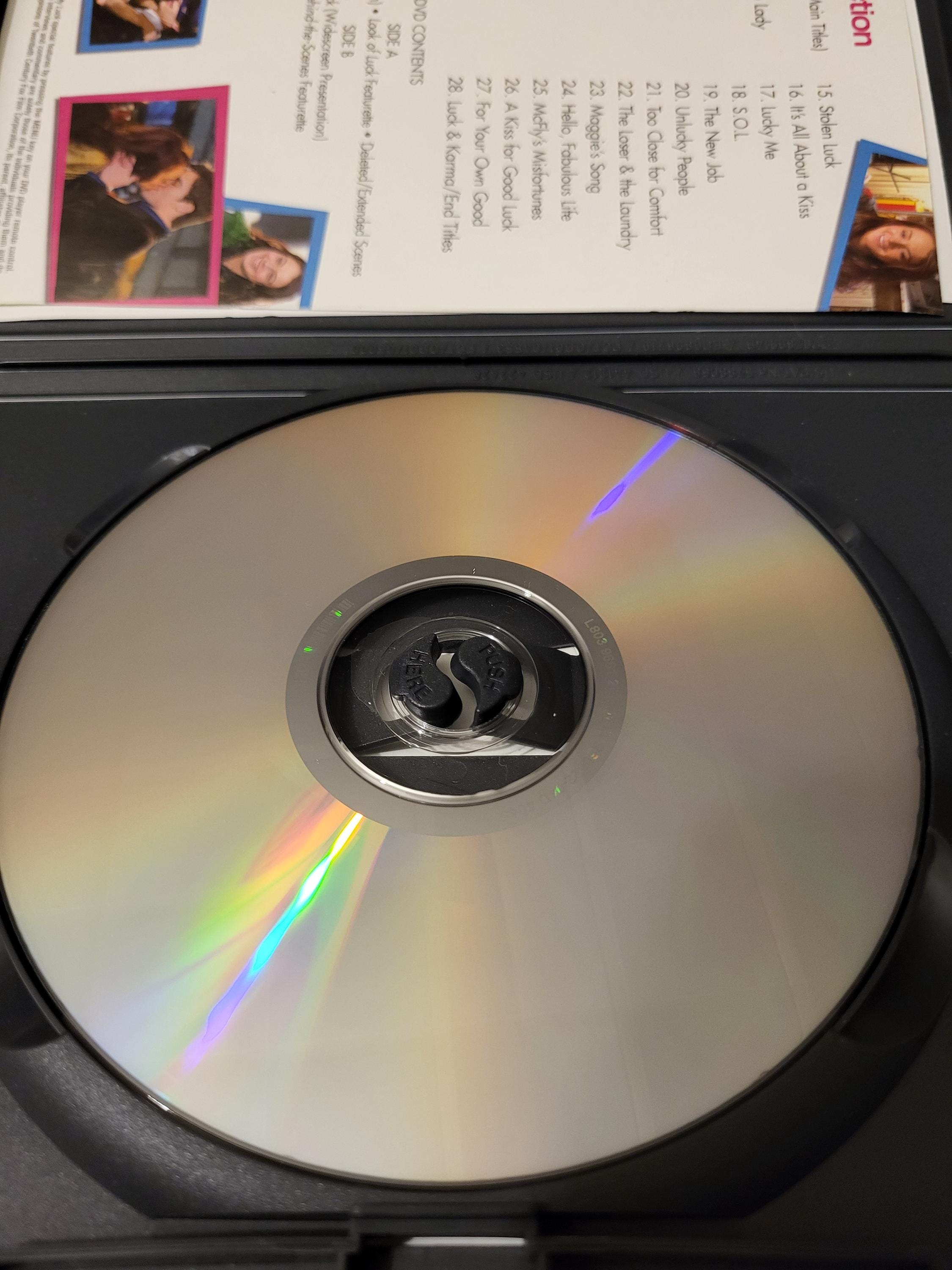 Just My Luck DVD Double Sided Disc Full/wide Screen - Lindsay