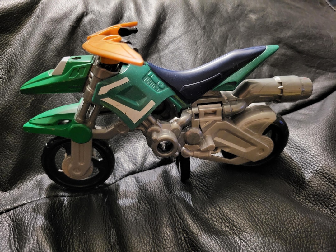 Power Rangers Green Dino Cycle Transforming Motorcycle/flying Cycle - Etsy
