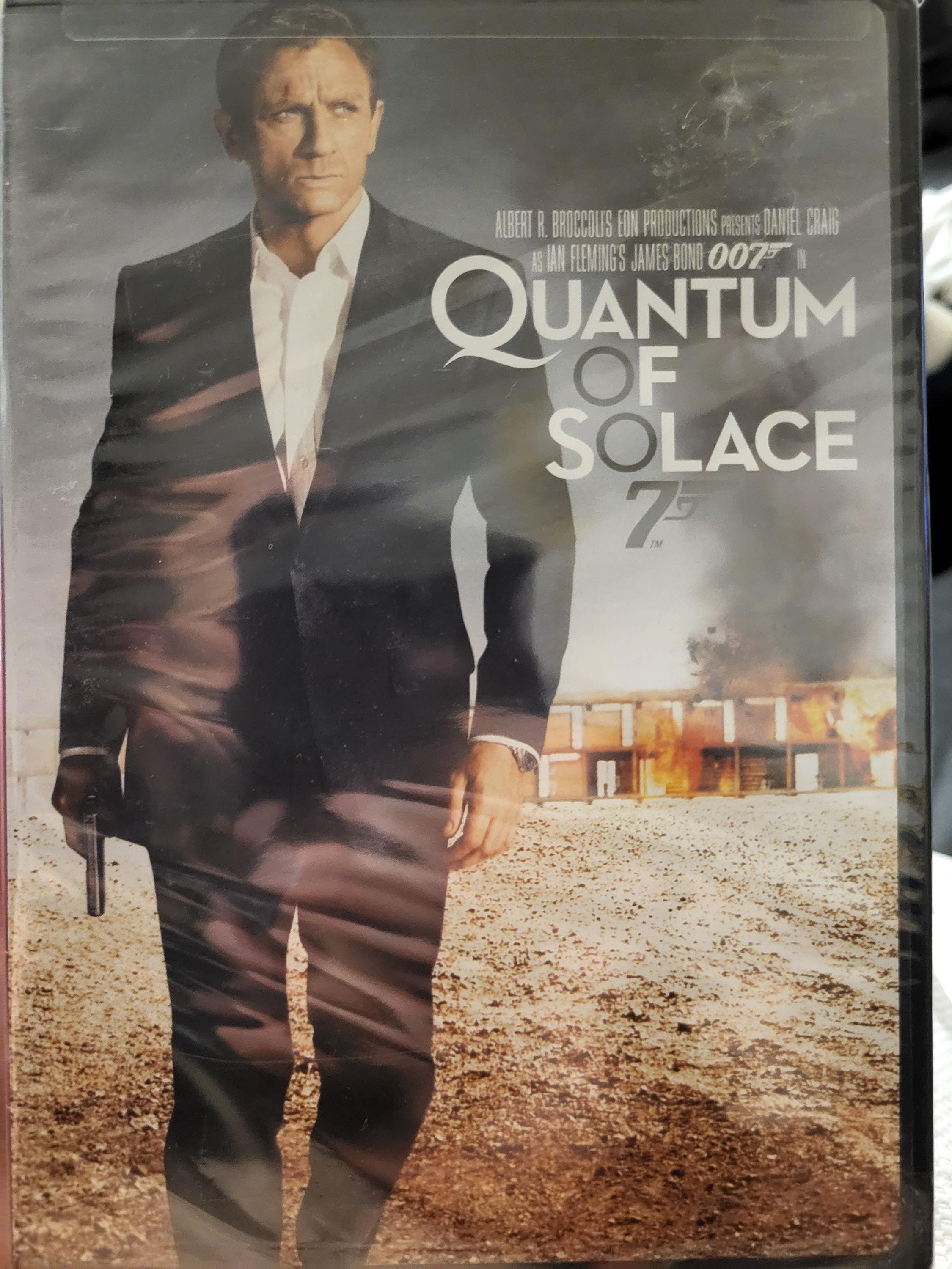 007 Quantum of Solace DVD New/unopened - Daniel Craig as James