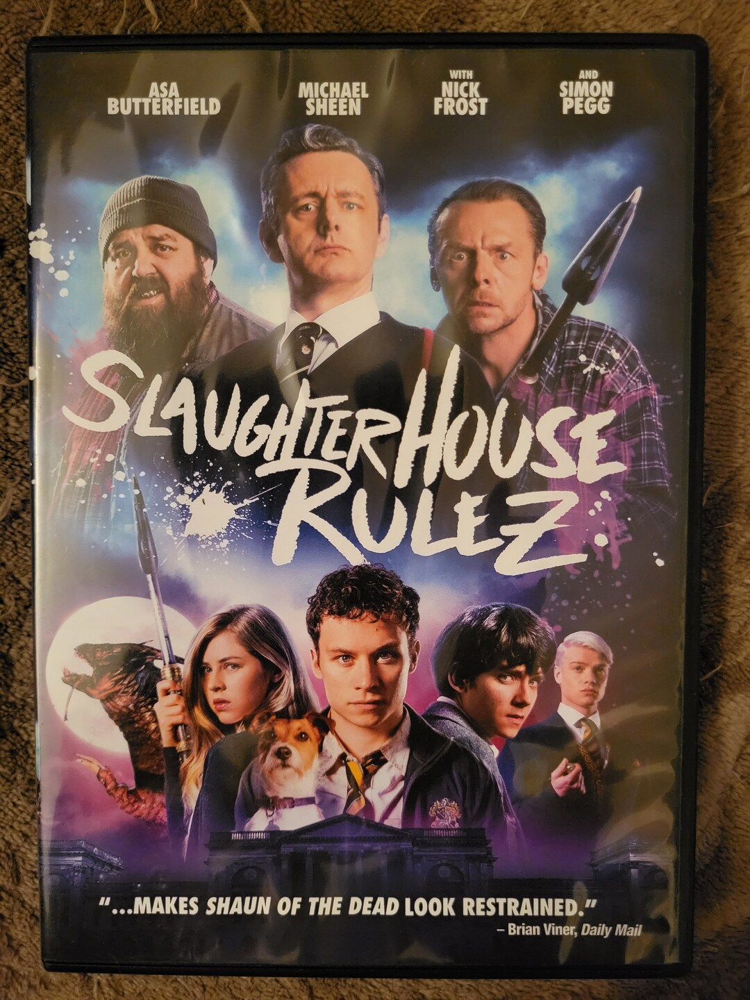 Slaughter House Rulez DVD With Simon Pegg & Nick Frost - Etsy