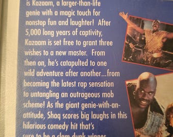 Kazaam VHS - Shaq - Etsy Canada