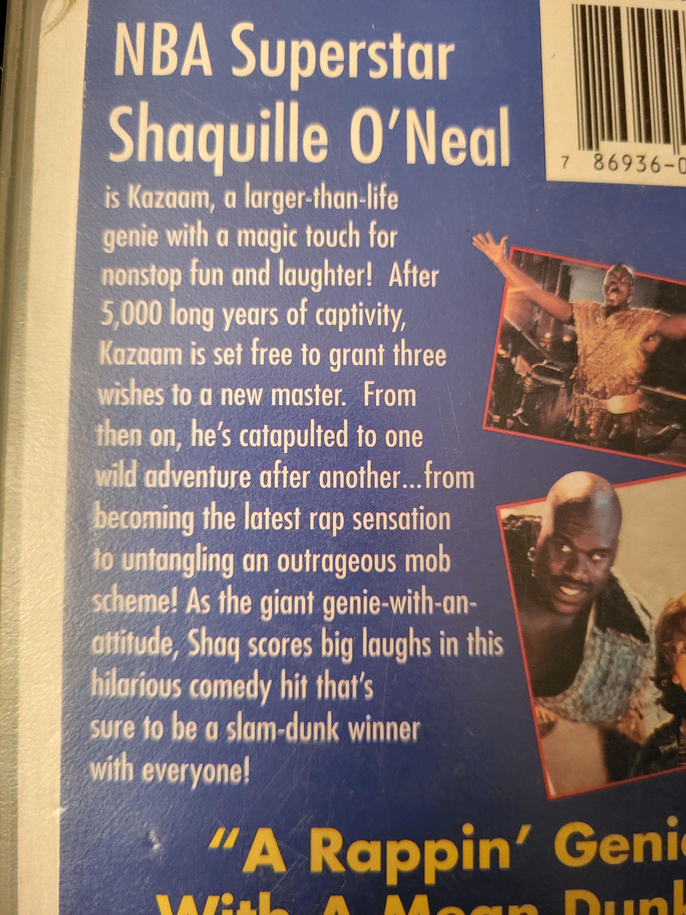 Kazaam VHS - Shaq - Etsy