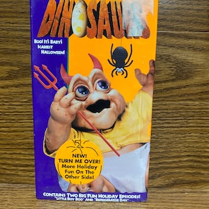 Dinosaurs holiday episodes Halloween Christmas VHS Disney and Jim Henson