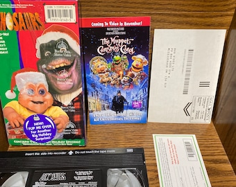 Vakantie-afleveringen dinosaurussen Halloween Christmas VHS Disney en Jim Henson