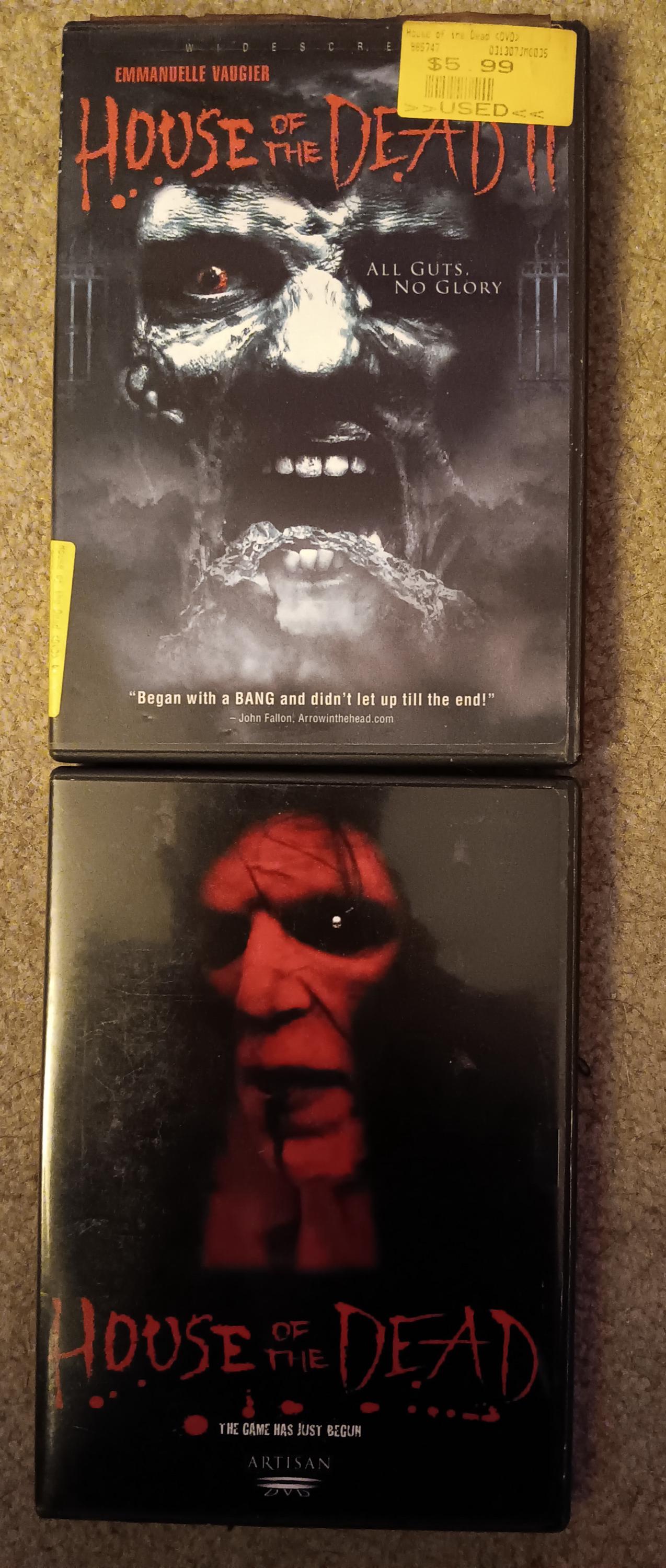 House of the Dead & House of the Dead II DVD - Etsy