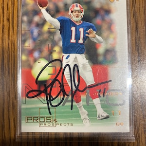 Rob Johnson autographed card Football 2000