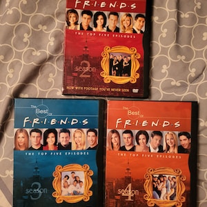 Friends: DVDs The Best Of Seasons 2, 3, 4 Top 5 Episodes
