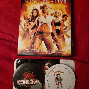 Dead Or Alive DOA DVD Kevin Nash Película de videojuego con paquete especial de cartas.