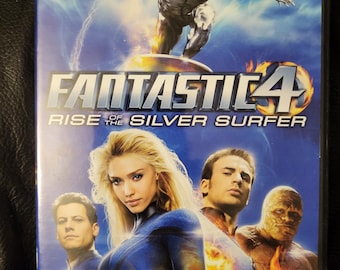 Fantastic 4 Rise Of The Silver Surfer DVD 2007 Chris Evans, Jessica Alba, Kerry Washington, Laurence Fishburne +