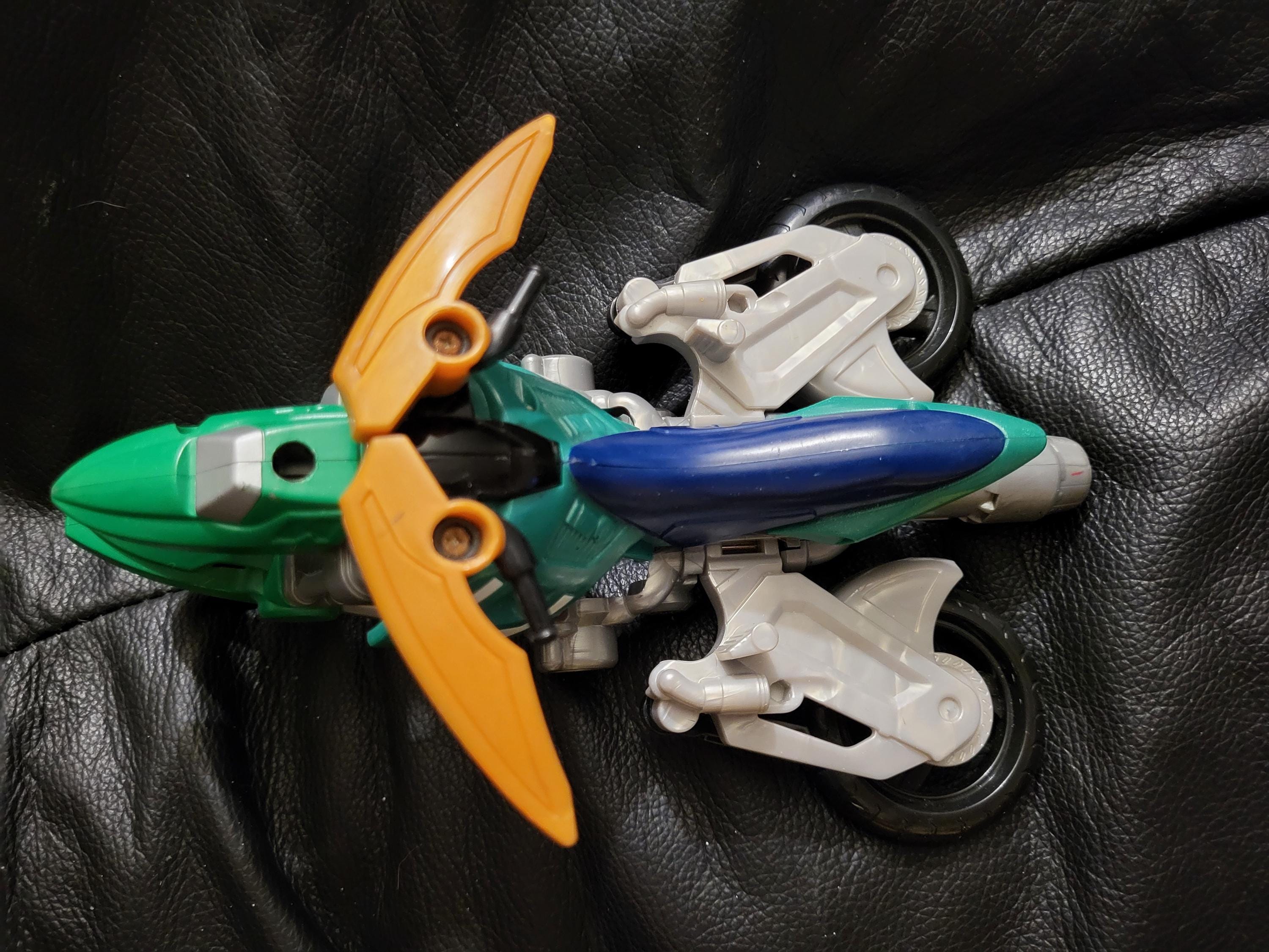 Power Rangers Green Dino Cycle Transforming Motorcycle/flying Cycle - Etsy