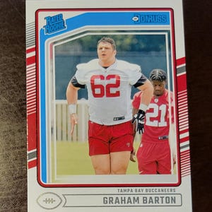 Graham Barton Rated Rookie 2020 Panini Donruss Football Card