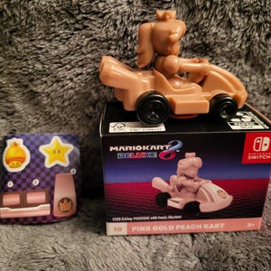 マリオカート - ピーチ姫 ピンクゴールド おもちゃ マクドナルド 2024 Nintendo Switch マリオカート8 デラックス #10