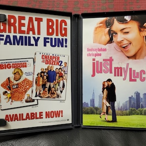 Just My Luck DVD Double Sided Disc Full/wide Screen - Lindsay