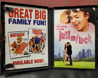 Just My Luck DVD Double Sided Disc Full/wide Screen - Lindsay
