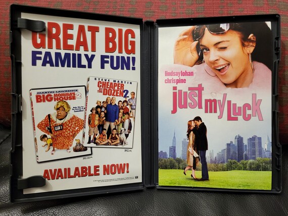 Just My Luck DVD Double Sided Disc Full/wide Screen - Lindsay