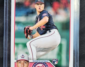 Carta da baseball Topps Rookie 2023 di Cade Cavalli dei Washington Nationals