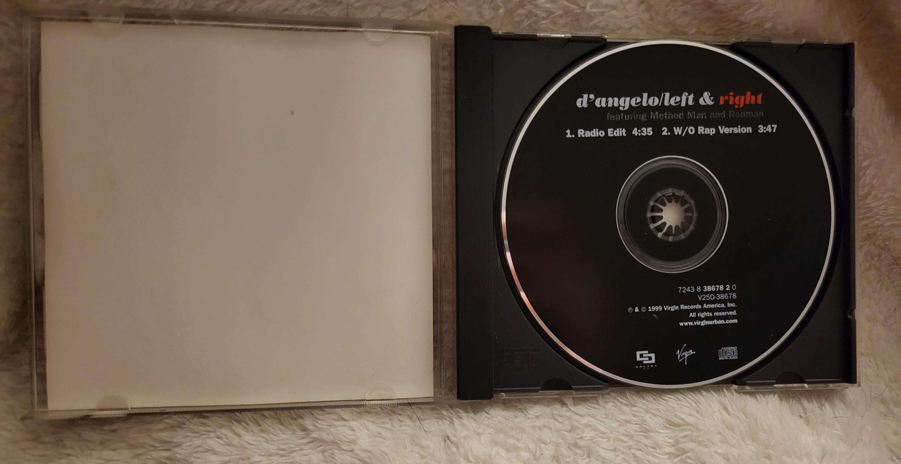 新品 D'Angelo Method Man / Left & Right Left & Right (D'Angelo song) - Wikipedia