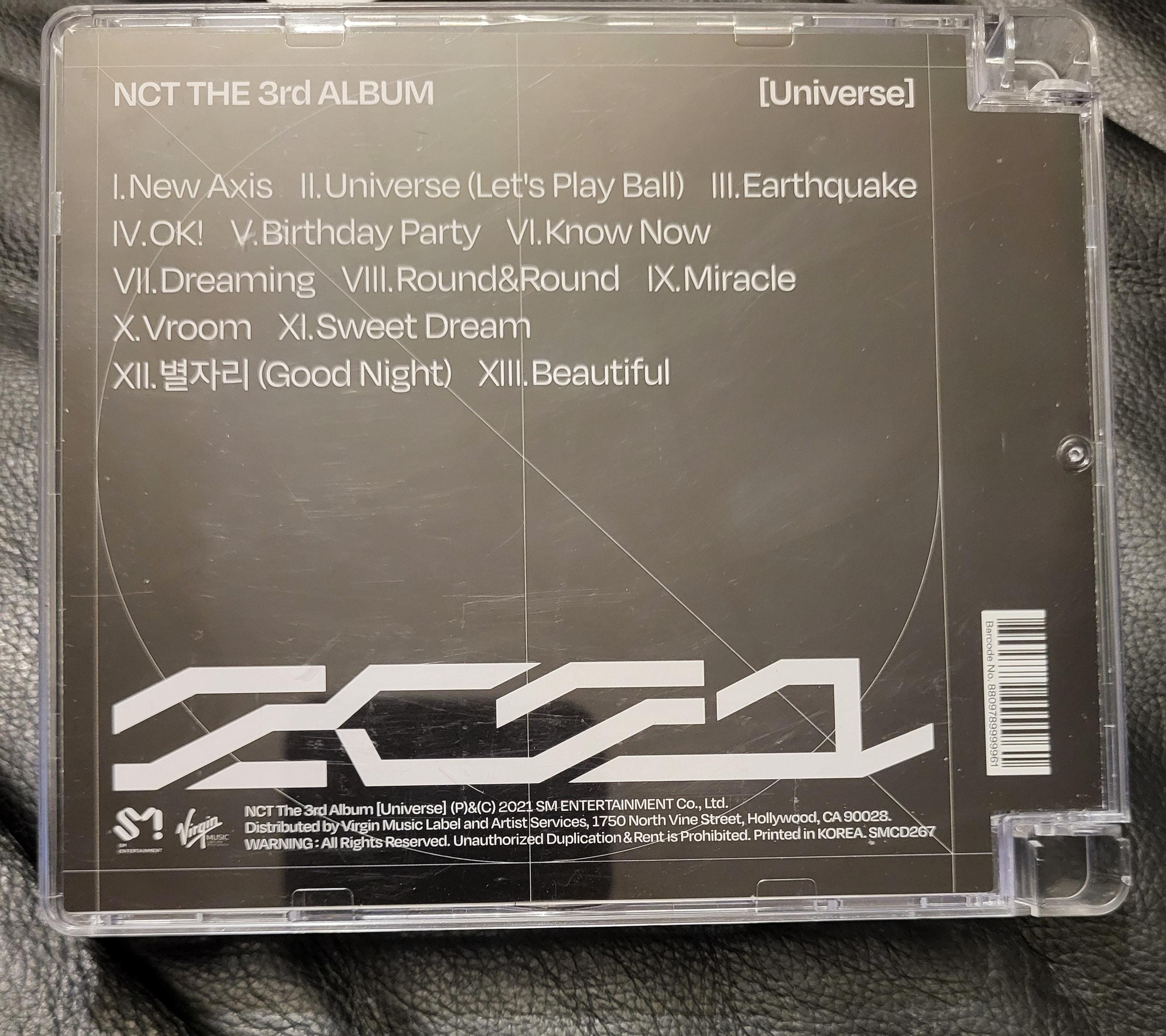 NCT the 3rd Album CD [universe] New Axis - Neo Culture Technology