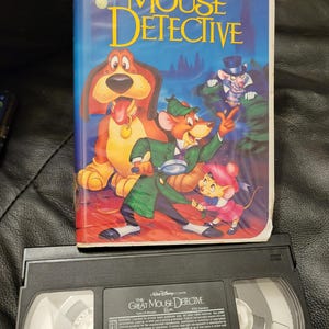 The Great Mouse Detective VHS A Walt Disney Black Diamond Classic 1986