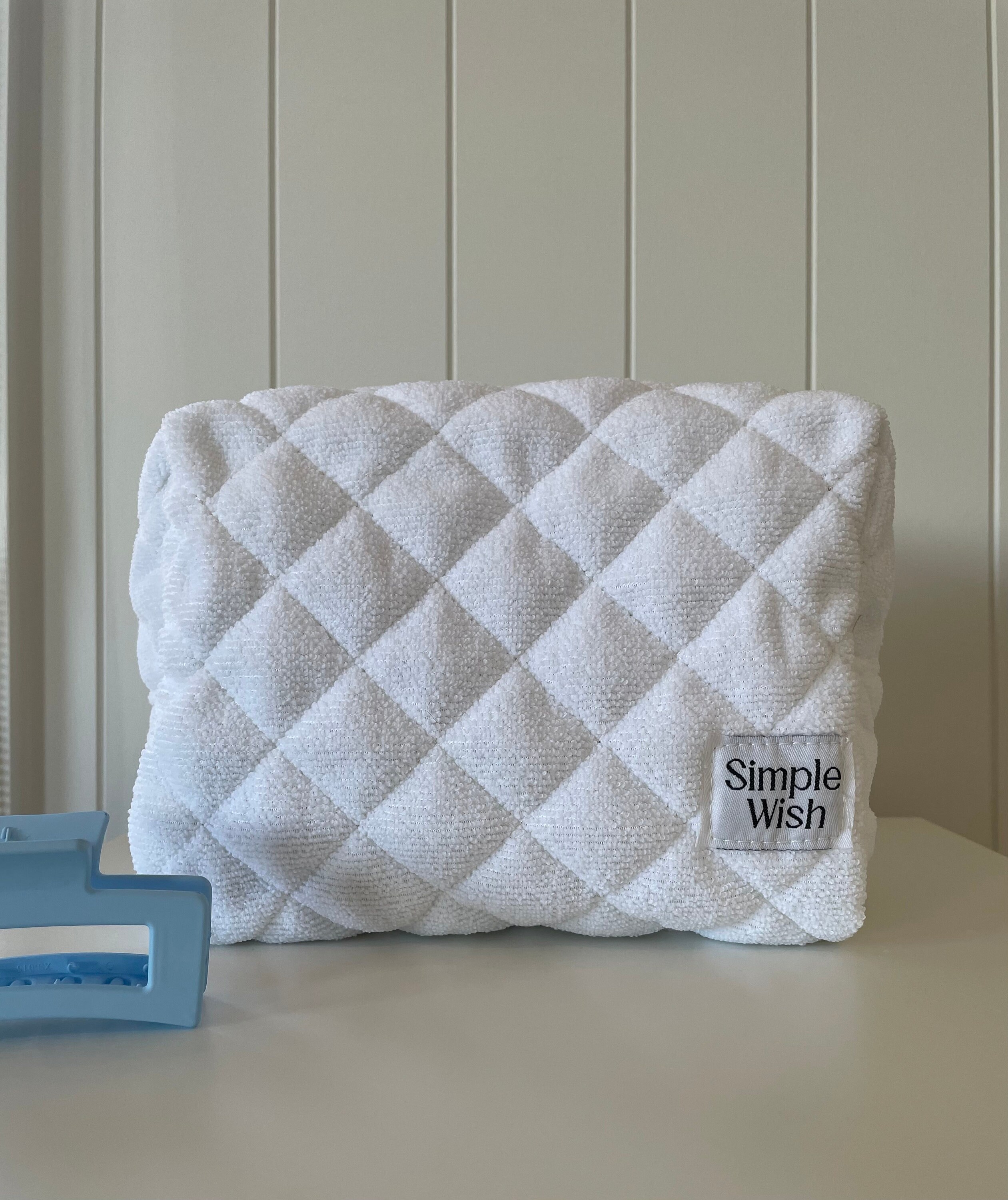 Quilted Terry Cloth Makeup Bag Etsy