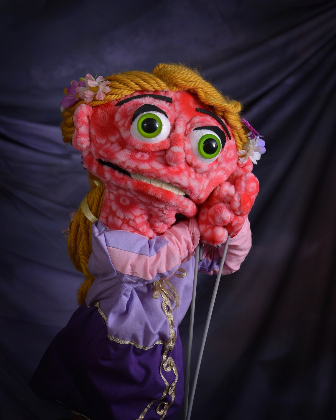 Rapunzel Hand and Rod Puppet Etsy
