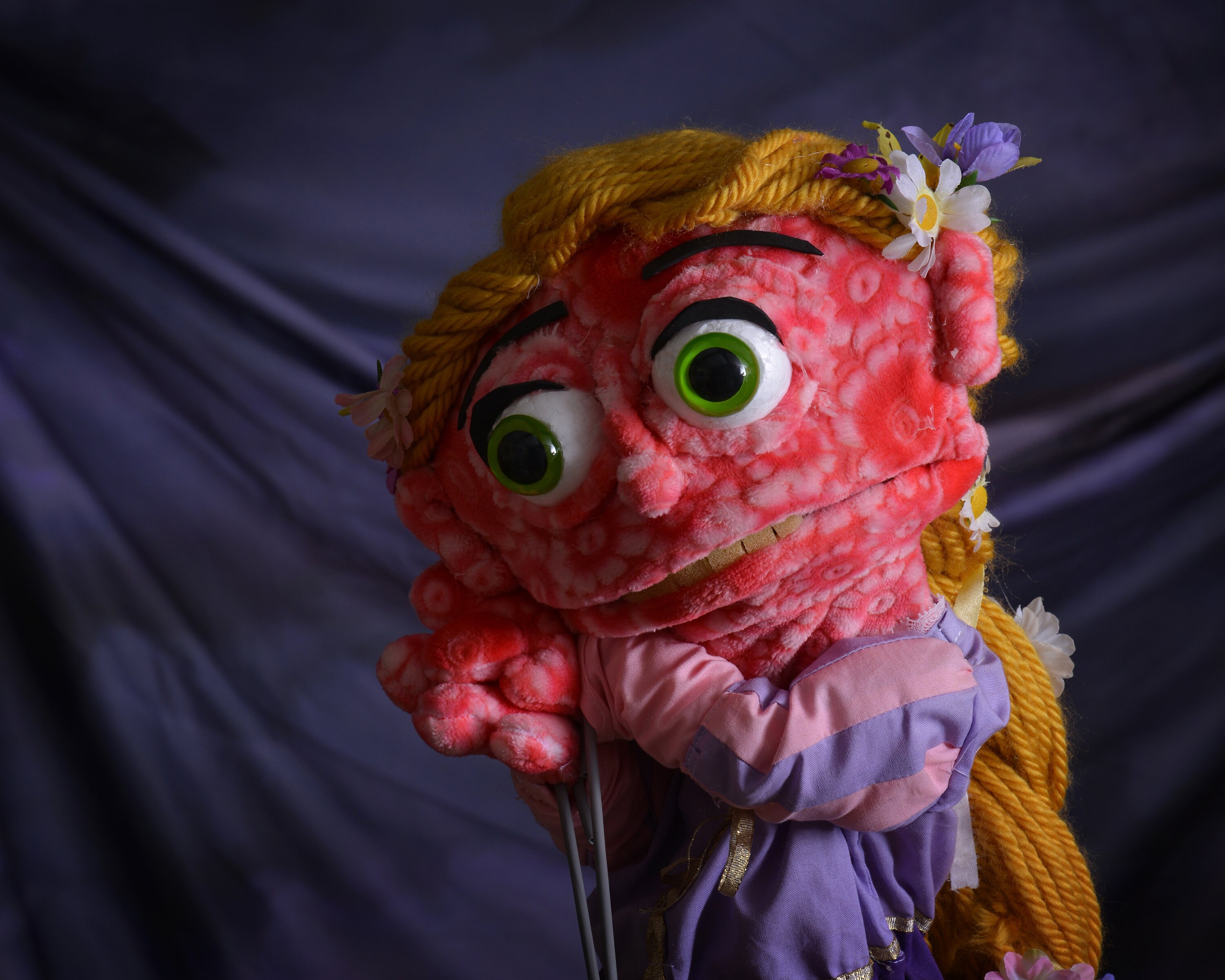 Rapunzel Hand and Rod Puppet Etsy