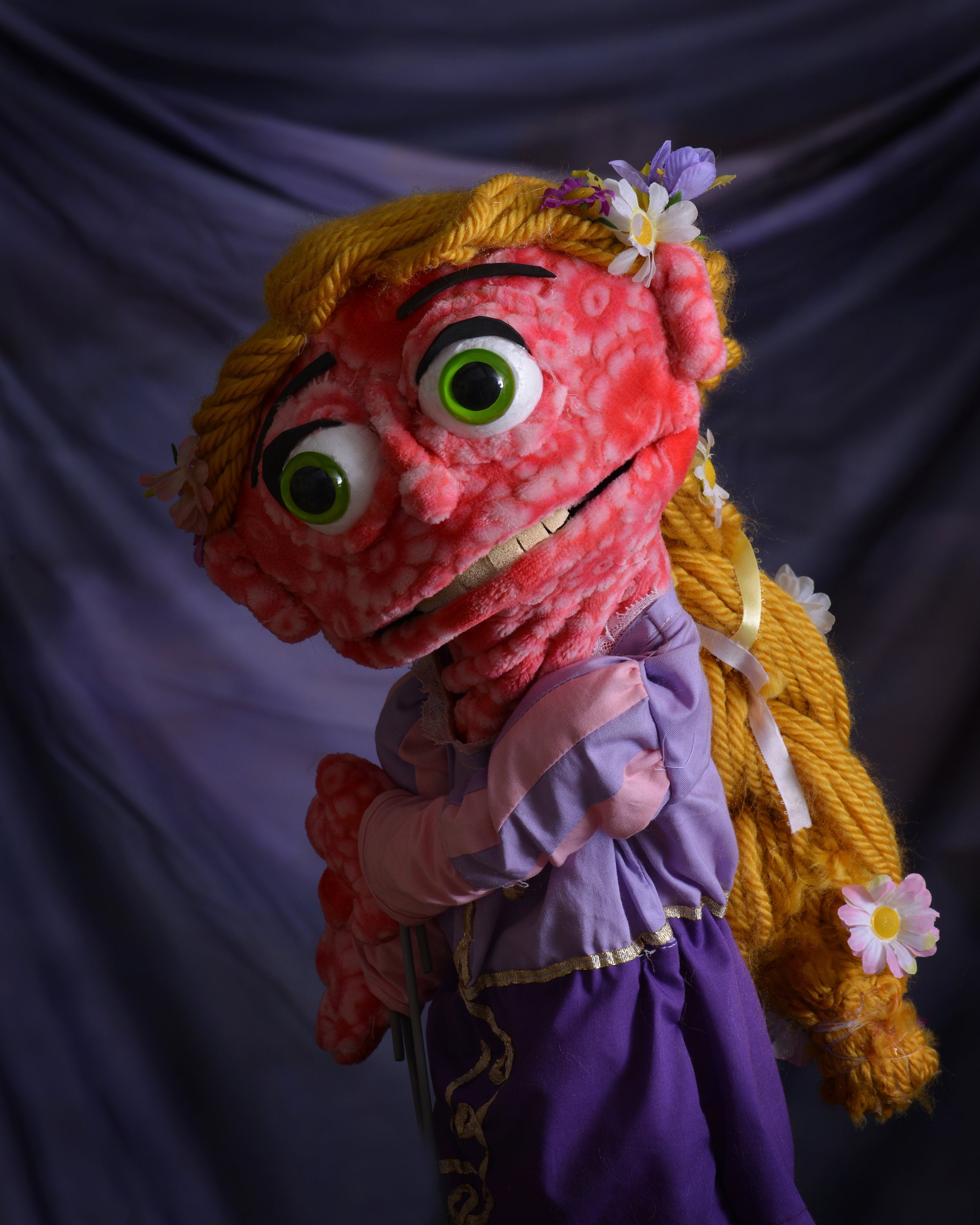 Rapunzel Hand and Rod Puppet Etsy
