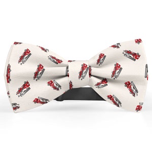 Bow tie for men, Pocket Square, Kids Bowtie, Toddler Bow Ties, Bowties for him, Novelty and Neckwear Bow Tie ( Firetruck Theme )