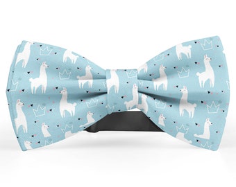 Bow tie for men, Kids Bowtie, Toddler Bow Ties, Bowties for him, Fashion Bowtie for men, Novelty And Fun Neckwear Bow Tie (Lovely Llama)