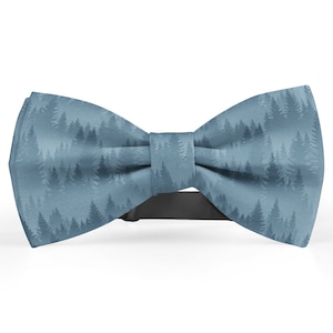 Bow tie for men, Pocket Square, Kids Bowtie, Toddler Bow Ties, Bowties for him, Novelty and Neckwear Bow Tie (Mountain Forest)