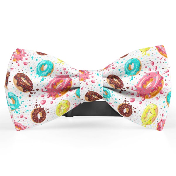 Bow tie for men, Kids Bowtie, Toddler Bow Ties, Bowties for him, Fashion Bowtie for men, Novelty And Fun Neckwear Bow Tie (Glazed Donuts)