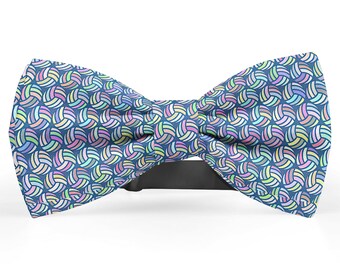 Bow tie for men, Pocket Square, Kids Bowtie, Toddler Bow Ties, Bowties for him, Novelty and Neckwear Bow Tie (Volleyball Theme)