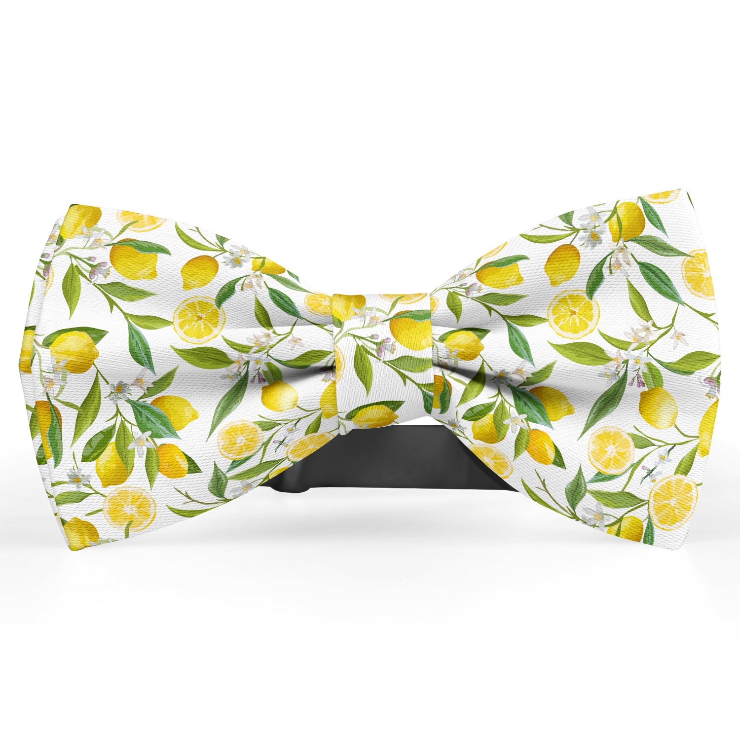 lemon print tie