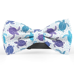 Bow tie for men, Pocket Square, Kids Bowtie, Toddler Bow Ties, Bowties for him, Novelty and Neckwear Bow Tie (Turtle Silhouette)