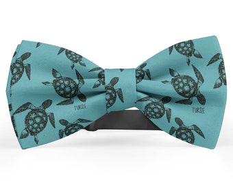 Bow tie for men, Kids Bowtie, Toddler Bow Ties, Bowties for him, Fashion Bowtie for men, Novelty And Fun Neckwear Bow Tie (Adorable Turtle)