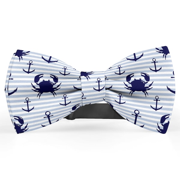 Bow tie for men, Kids Bowtie, Toddler Bow Ties, Bowties for him, Fashion Bowtie for men, Novelty And Neckwear Bow Tie (Crab Anchor)