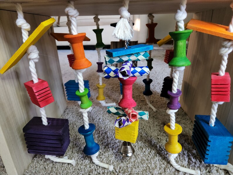 Wooden Hidey House & Activity Center Bunny Rabbit Guinea Etsy