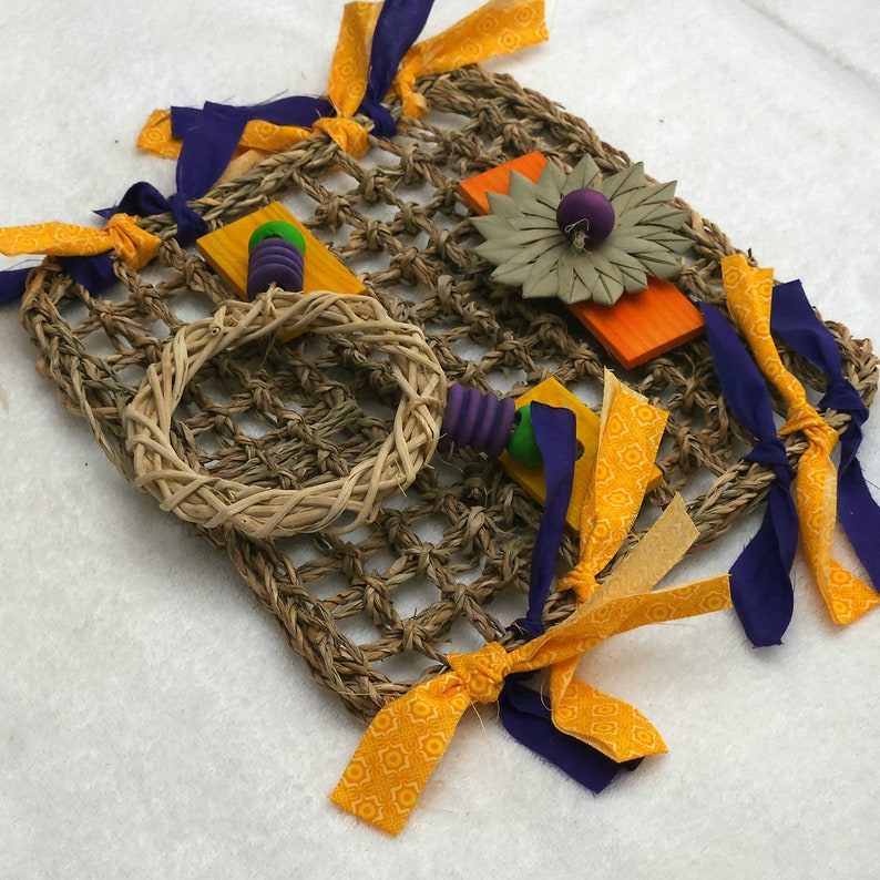 Natural Grass Mat Chew Toy for Bunny Rabbits Birds Etsy