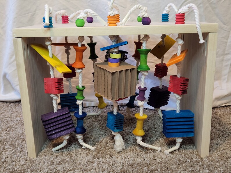 Wooden Hidey House & Activity Center Bunny Rabbit Guinea Etsy