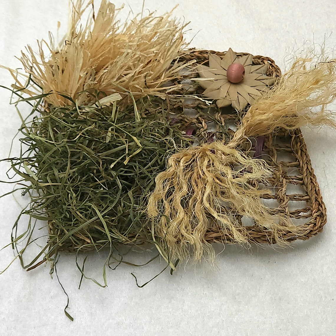 Snuffle Mat Natural Rabbit Forage Mat Chinchilla Chew Toy Etsy