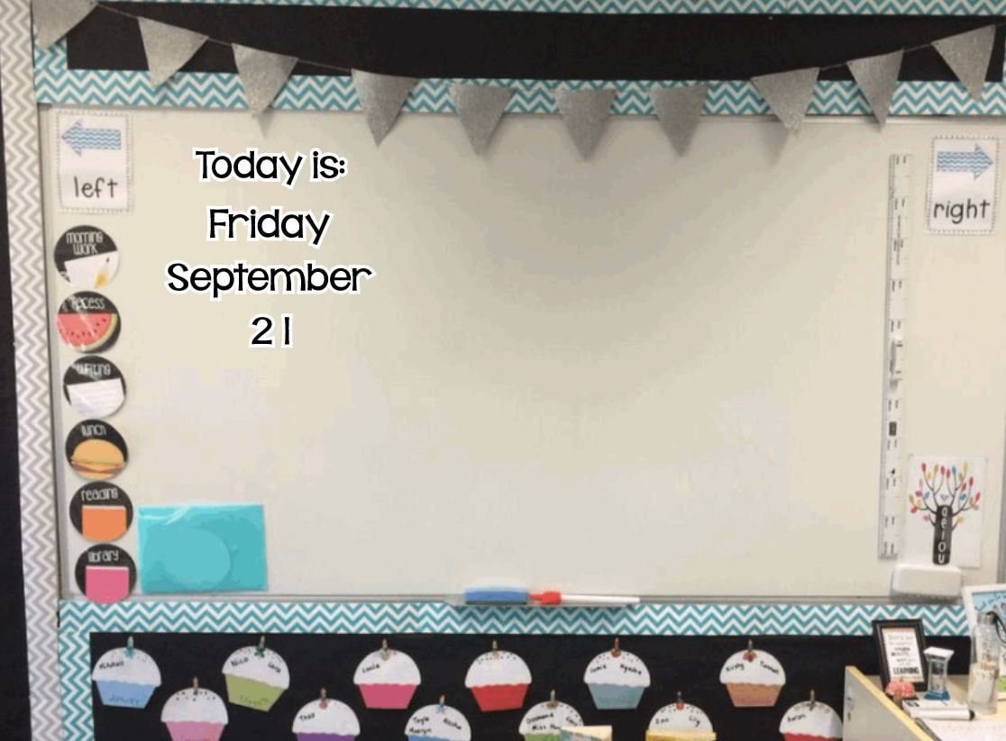 Classroom Labels, Whiteboard Dry Erase Board Decals, Teacher