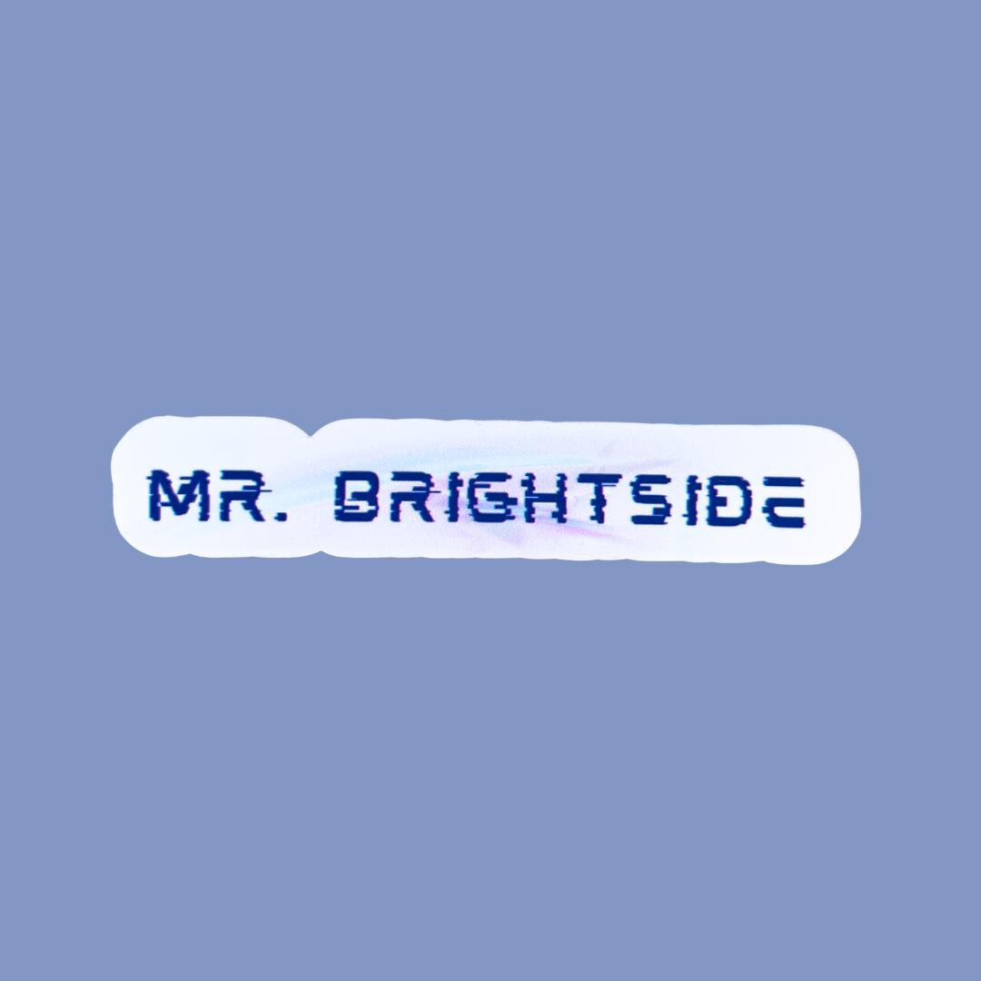 Yit Sticker Mr. Brightside Sticker | 2000s Rock Sticker - Etsy
