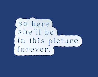 Come From Away Broadway Musical Sticker: Minimalist Design