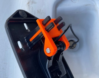 Garmin Dual Beam Transducer Mount for Hobie Fish Finder Ready Kayaks, 3D Printed Part in ABS
