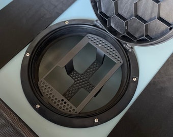 Kayak Fish Finder Battery Holder, 12V 9AH, 8 Inch Hobie Twist Hatch