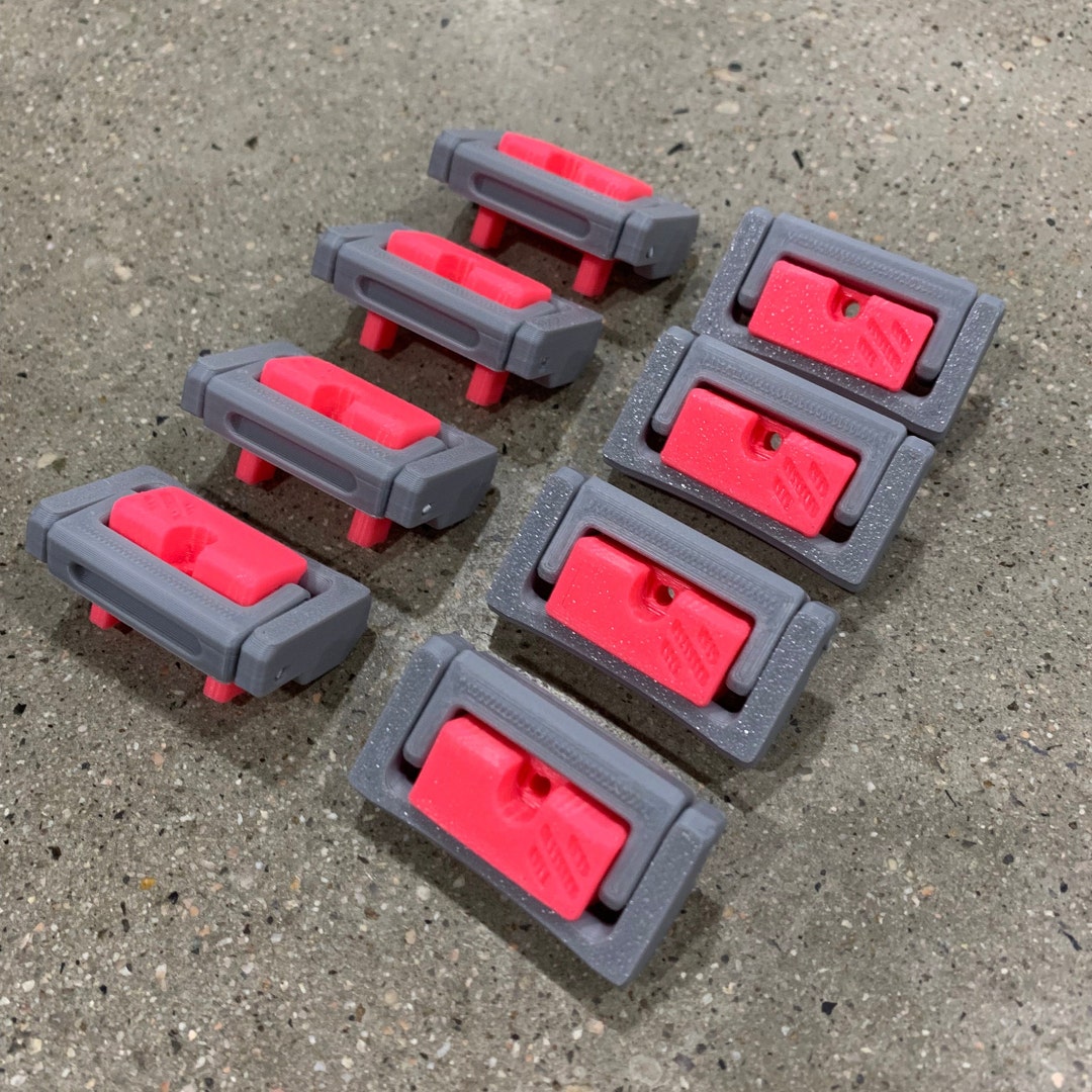 8 Voron 3D Printer Snap Latch Panel Clips for 2020 Extrusions, Mod