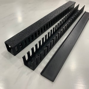 Digital Download Wire Management Trays, Cable Raceway Kit, Open Slots for Easy Wire Installation 255 x 22 x 22mm - Print File