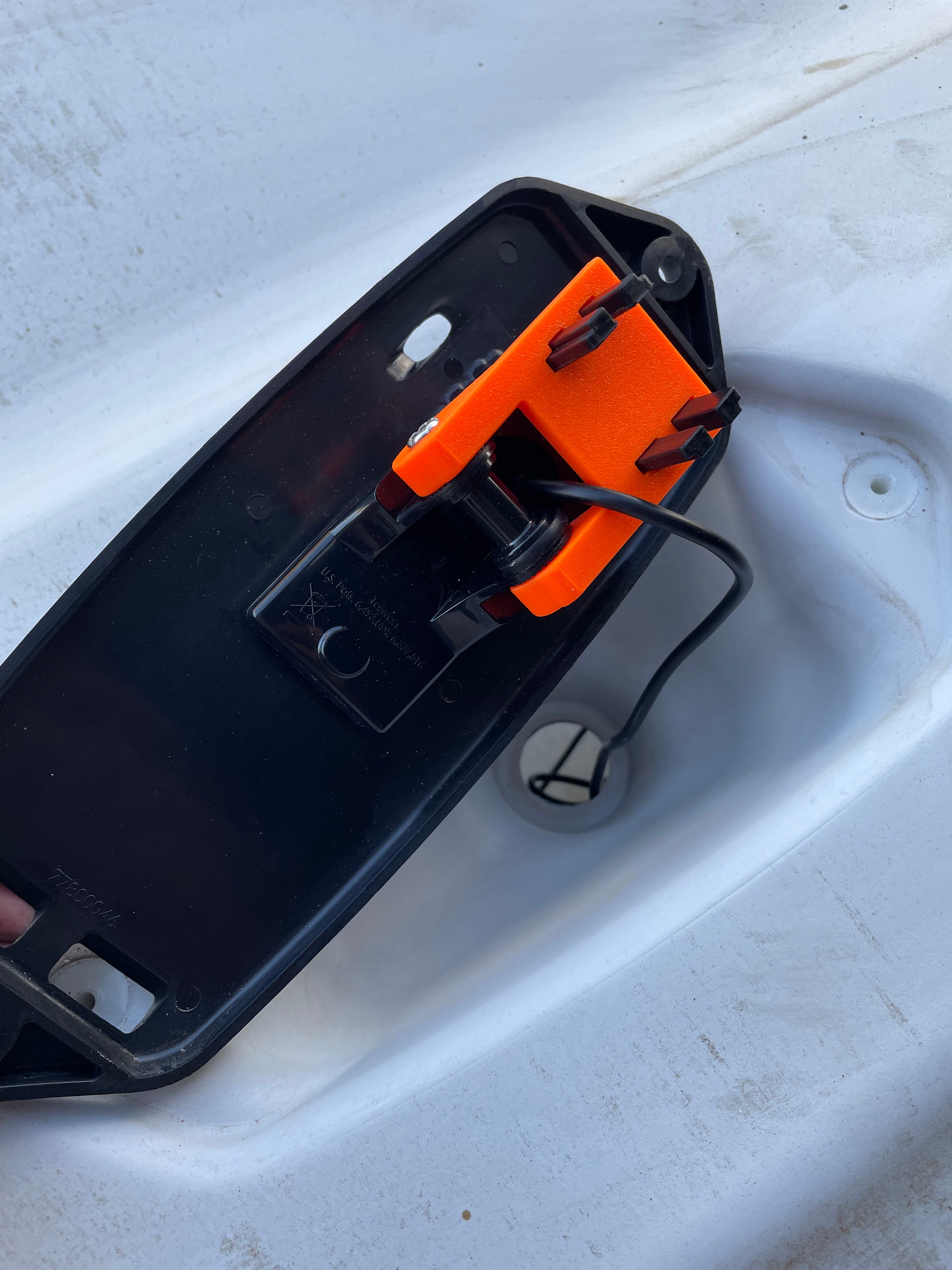 Garmin Dual Beam Transducer Mount for Hobie Fish Finder Ready Kayaks, 3D Printed Part in ABS Etsy