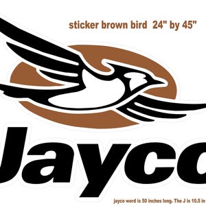 Jayco Decal Large front (2 pc set)  RV trailer camper